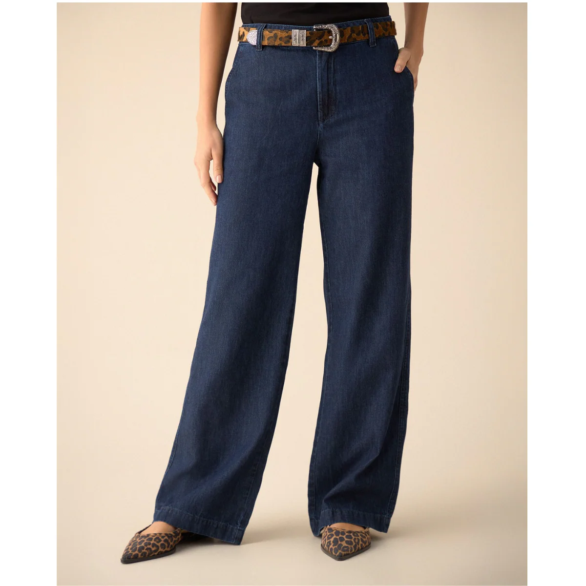 ESPRIT | Jeans con Ajuste Creuzado en Pretina para Mujer - Imagen 2