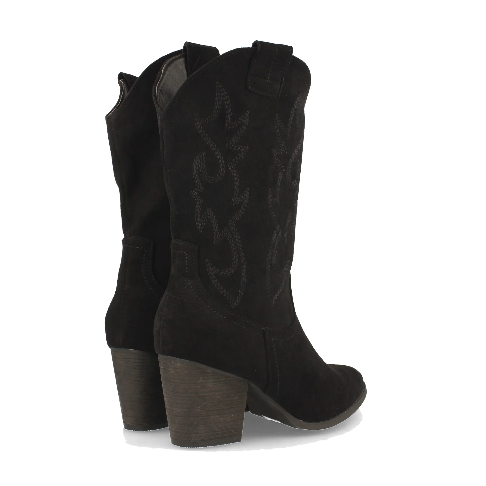 Botines Negros Tacón Mujer Diana 001 - Imagen 4