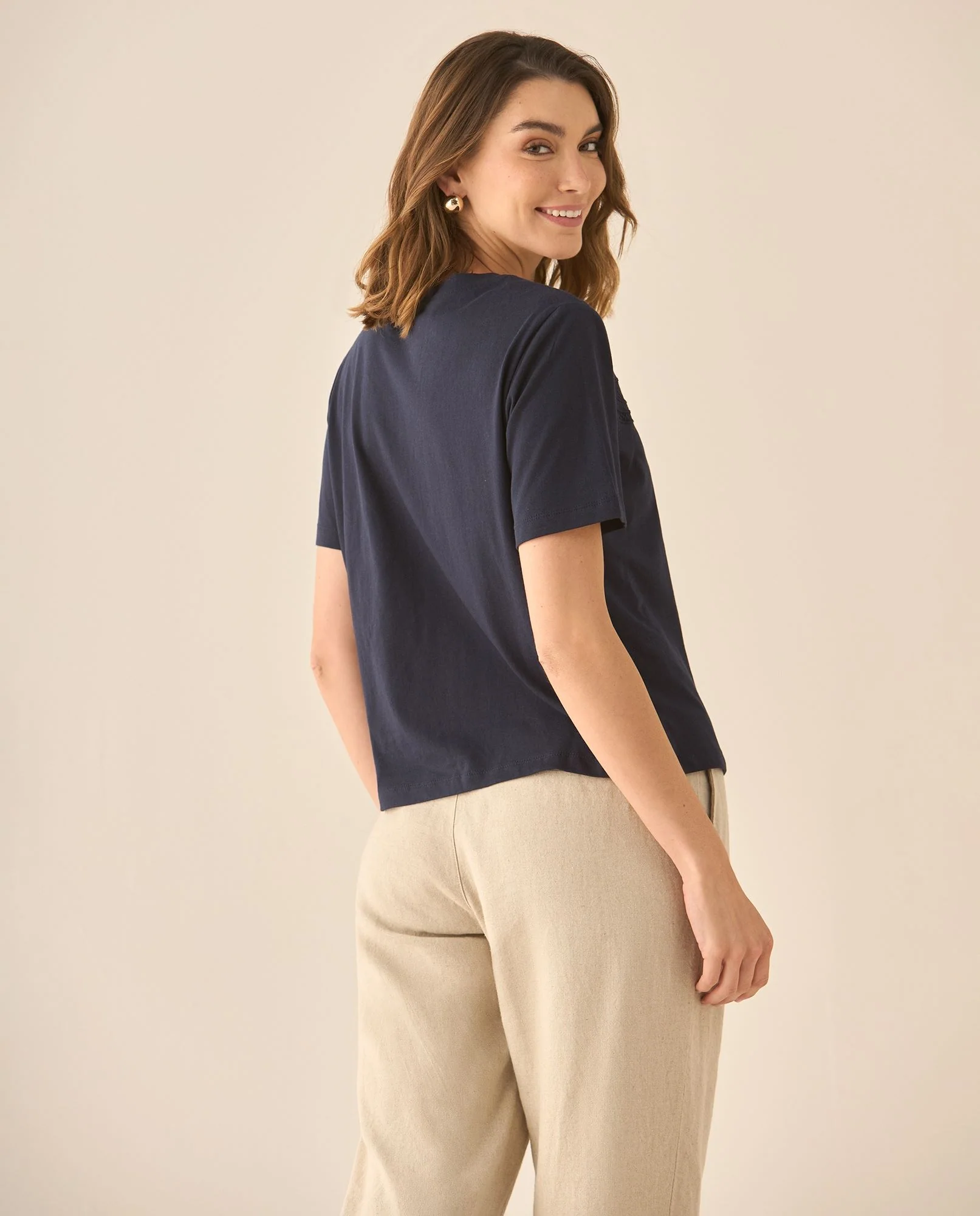 Esprit | Camiseta Con Detalle Desagujados En Frente para Mujer - Imagen 4