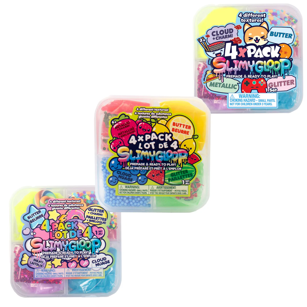 Slimygloop Mix’Ems 4-Pack