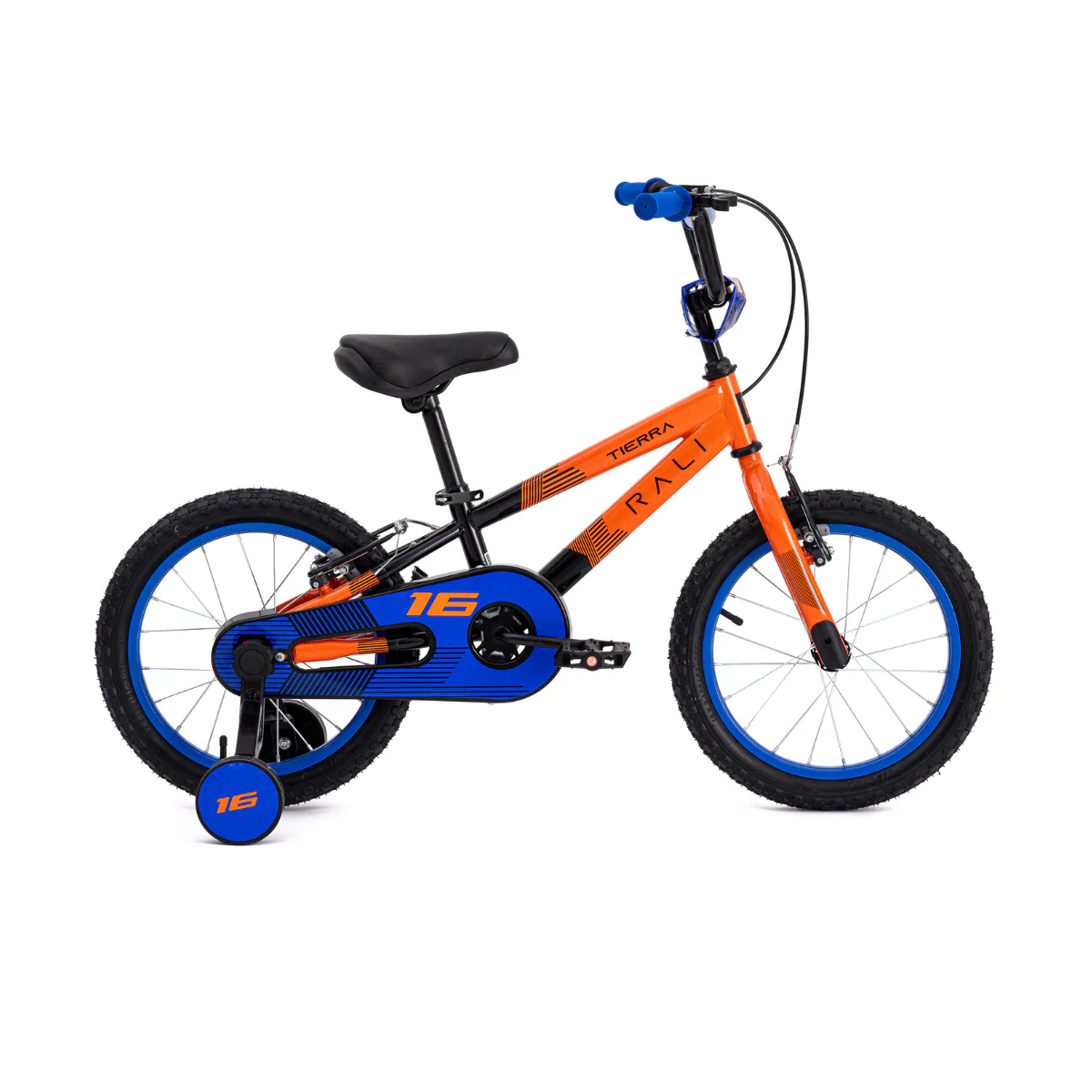 Bicicleta Infantil Tierra Negro con Naranja