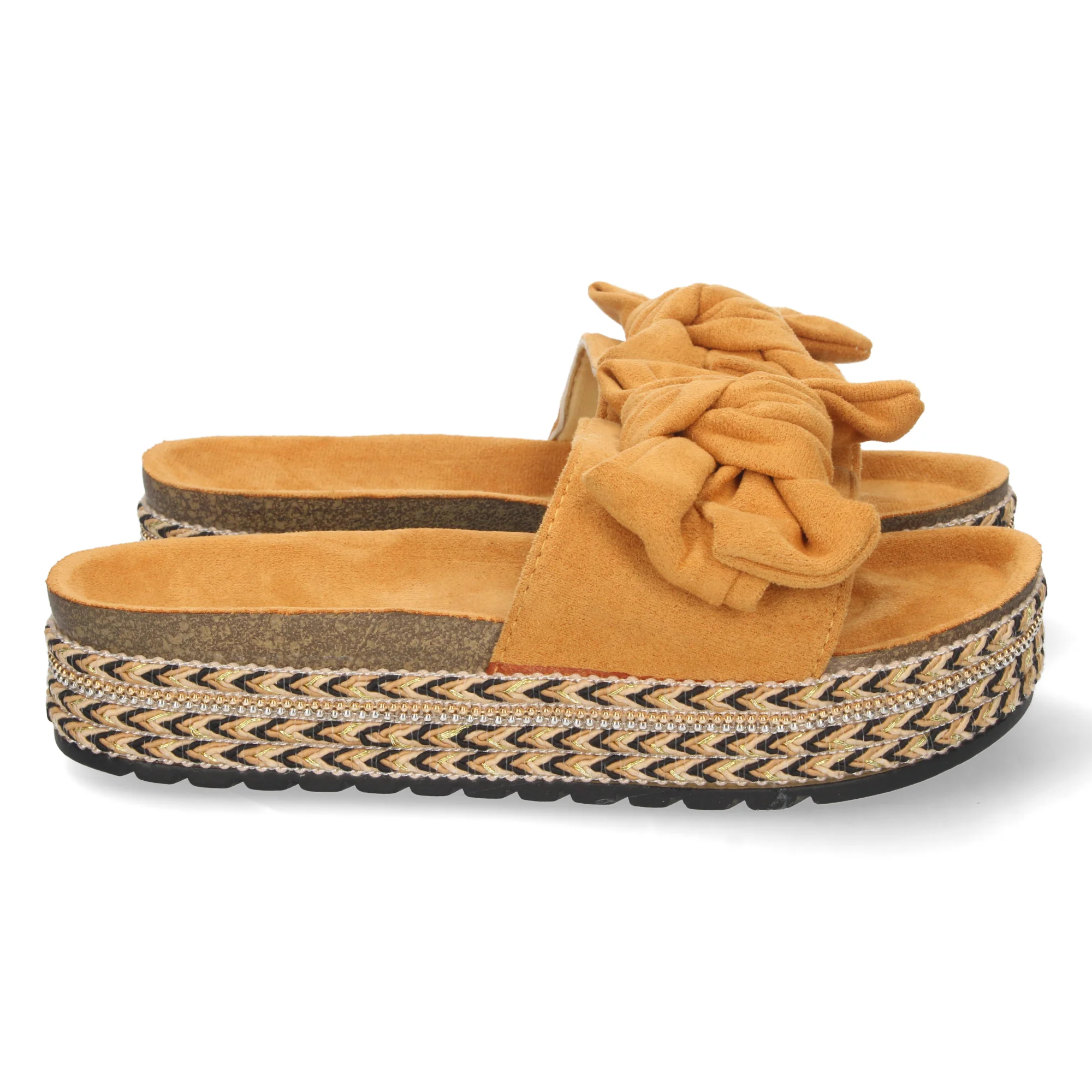 Sandalias Marrones Plataforma Mujer Agripina 002 - Imagen 2