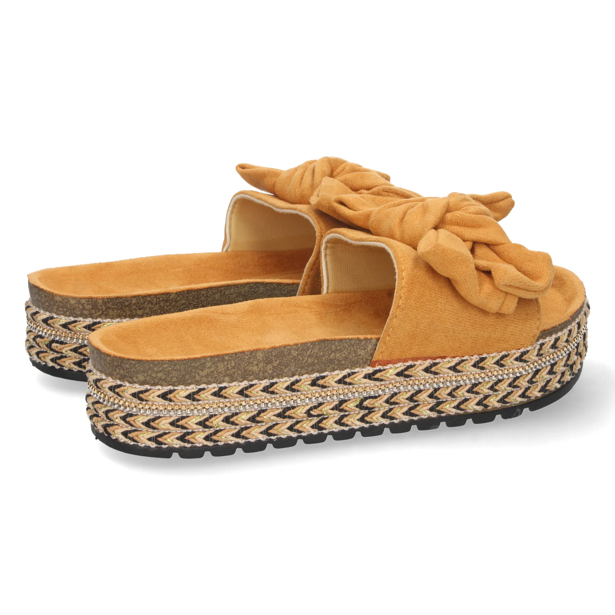 Sandalias Marrones Plataforma Mujer Agripina 002 - Imagen 4