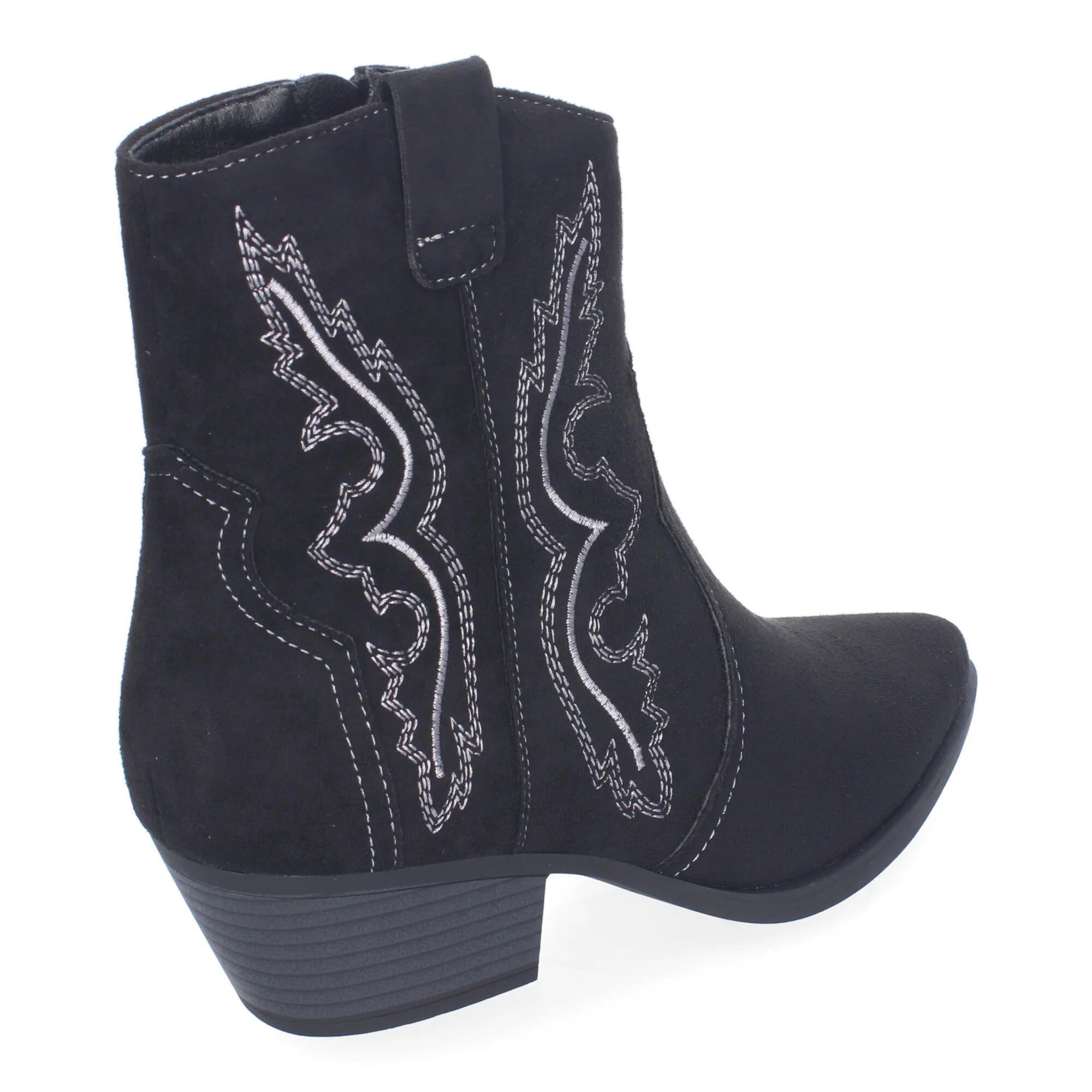 Botines Negros Tacon Mujer Astrid 004 - Imagen 4